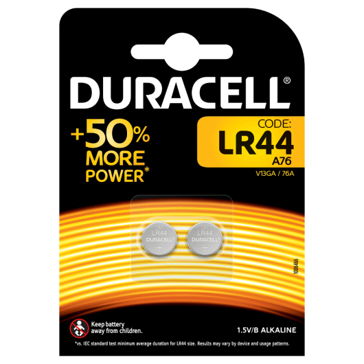 Batterie Alcaline LR44 Duracell